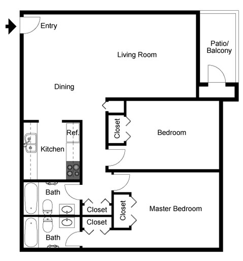 Unit 260 269 floor plan
